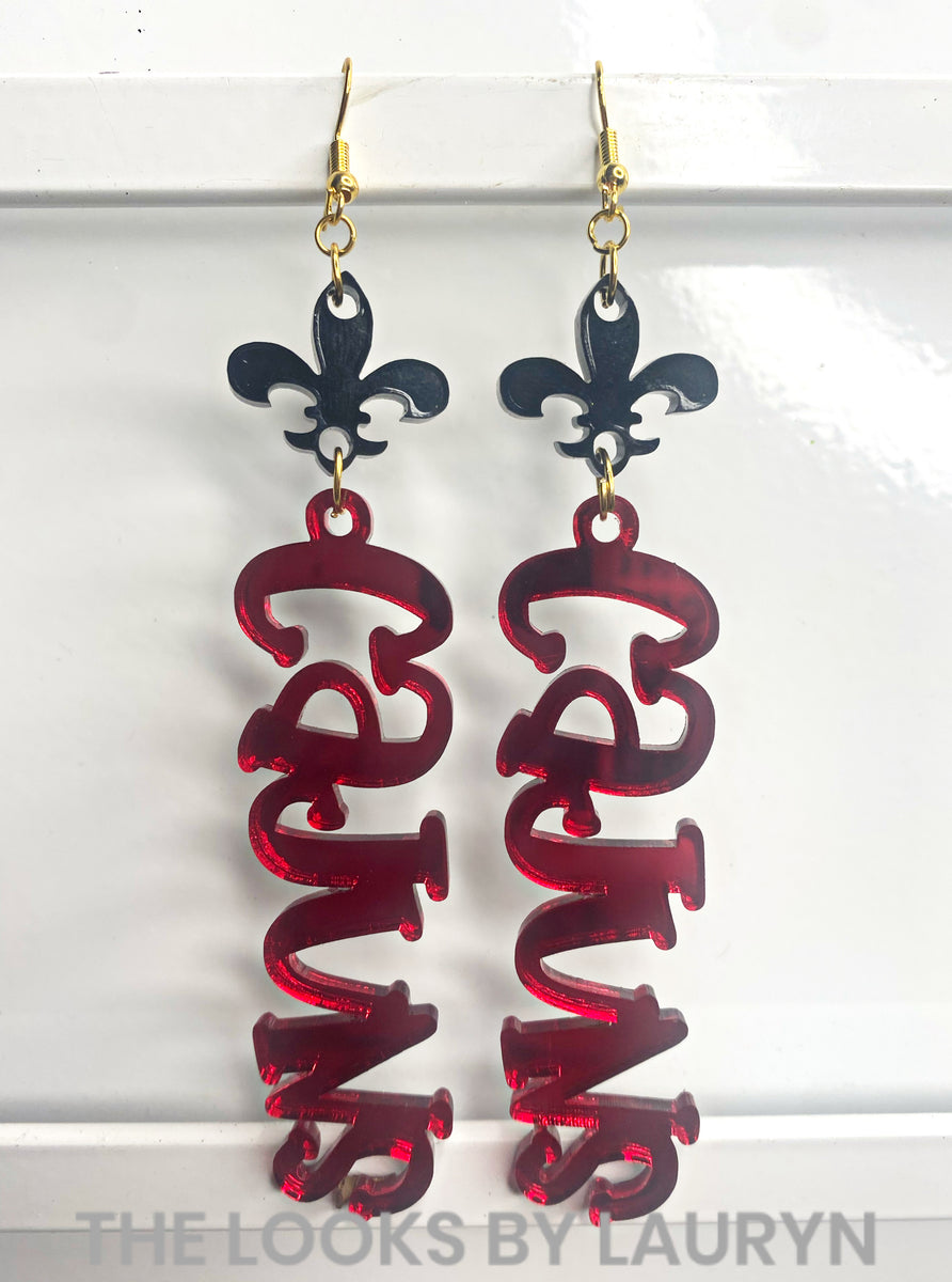 Yellow Jackets Mascot Earrings