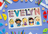 personalized princess puzzle for toddlers