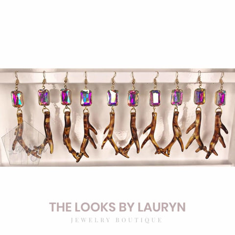 Antler earrings - the looks by lauryn
