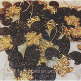 Fleur De Lis Wooden Earrings - The Looks by Lauryn