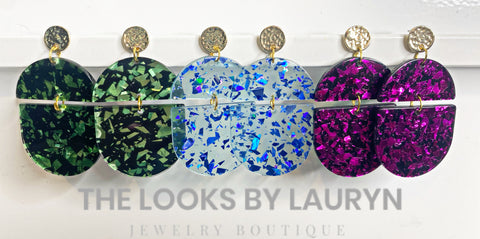 holographic earrings - the looks by lauryn