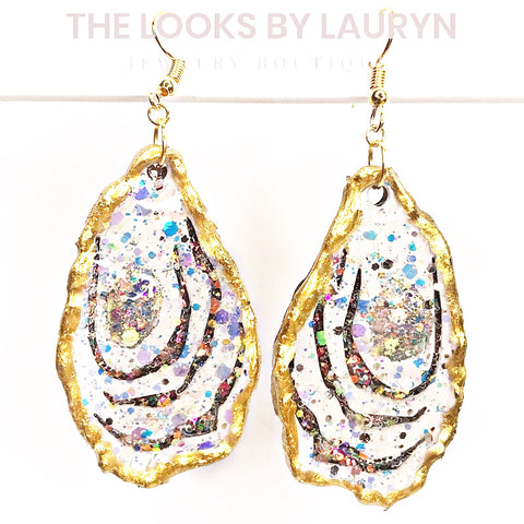 oyster earrings - the looks by lauryn