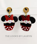 Mouse Cupcake Earrings