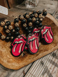 rolling stones beaded decor - the looks by lauryn