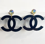 chanel earrings - designer inspired - the looks by lauryn