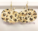 leopard pumpkin earrings - the looks by lauryn