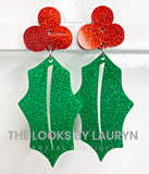 Holly Leaf Earrings