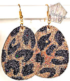 Leopard Print Egg Easter Earrings - The Looks by Lauryn