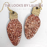 Wooden Bulb Earrings