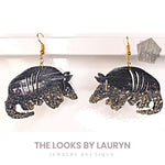 Armadillo Earrings: Messy Jessy Collab - The Looks by Lauryn