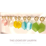 Striped Tutti Fruity Earrings - The Looks by Lauryn